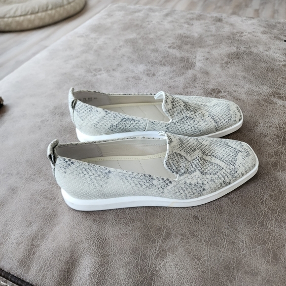 Franco Sarto Boston Womens Faux Leather Square Toe Loafers - Picture 3 of 6